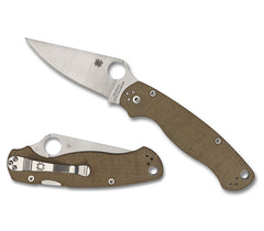 Spyderco Para Military 2 CPM Cru-Wear Micarta - Foldekniv - www.maxut.no